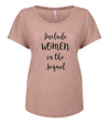 Hamilton Include Women in the Sequel Schuyler Sisters women's t shirt, loose dolman top tshirt